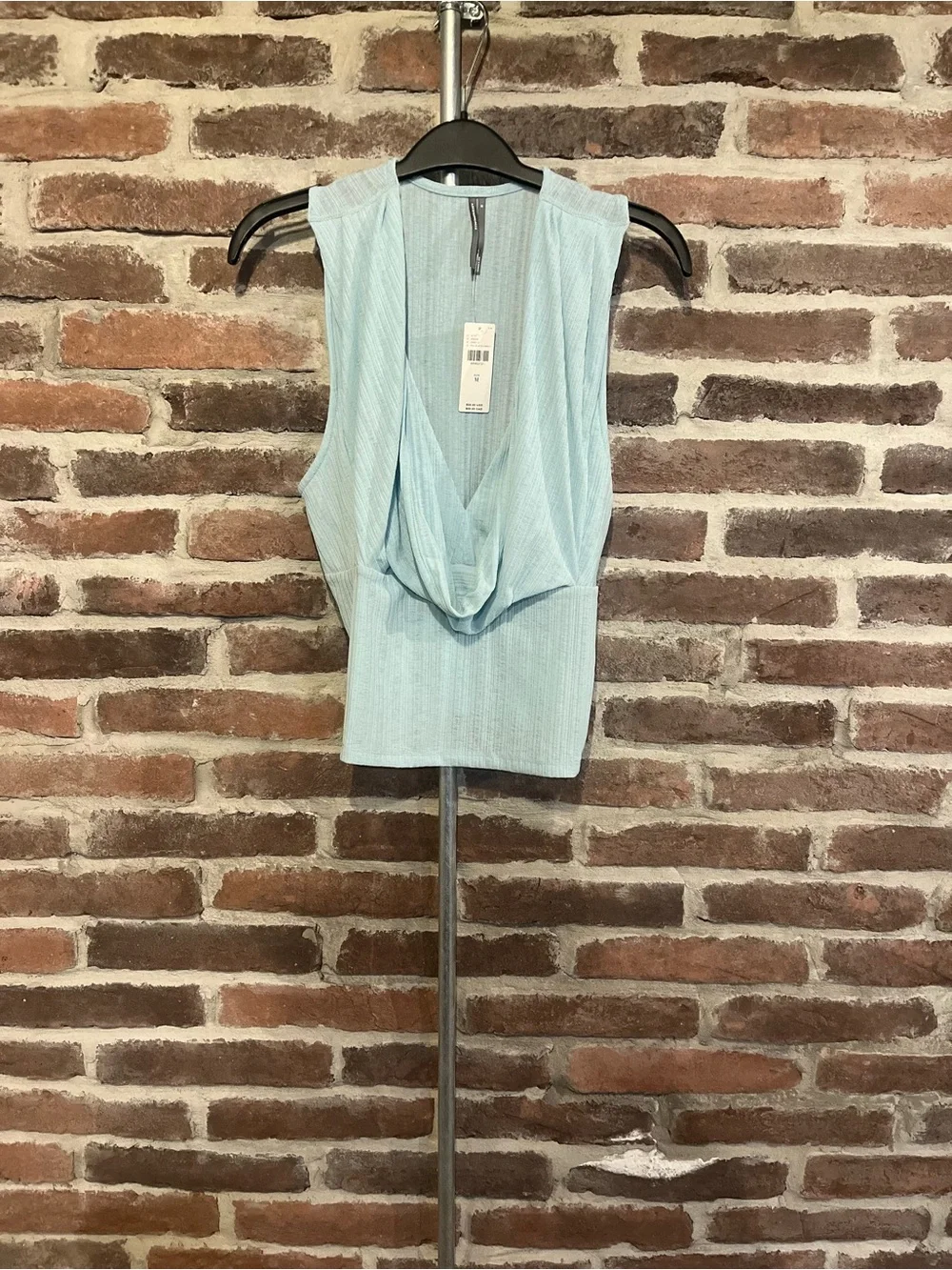 NWT Anthropologie Cropped Cowl-Neck Top - Picture 4 of 12